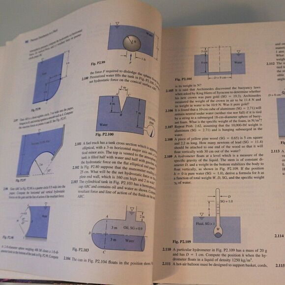 Fluid Mechanics By Frank White 3rd Edition 1994 Hardcover Book With Diskette - Picture 7 of 11